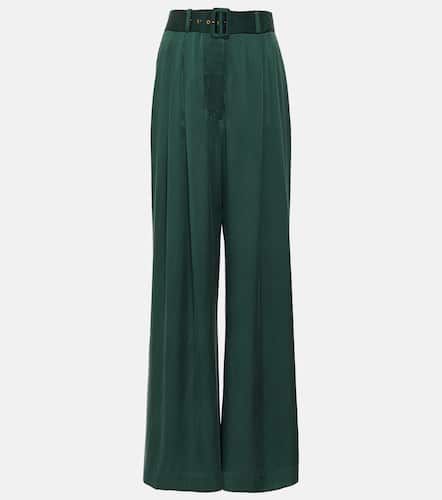 Pantalon ample Tuck en satin de soie - Zimmermann - Modalova