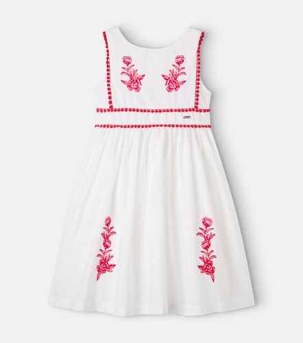 Robe brodée en coton à fleurs - Patachou - Modalova