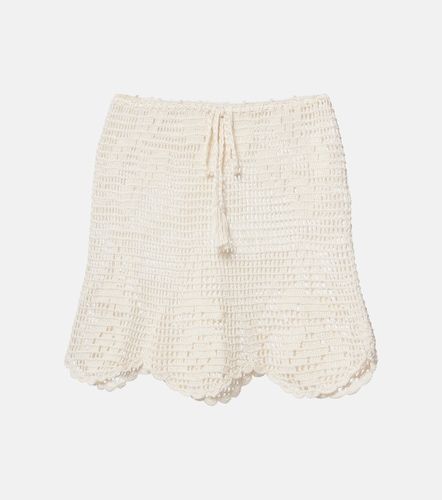 Mini-jupe Rose en crochet de coton - Anna Kosturova - Modalova