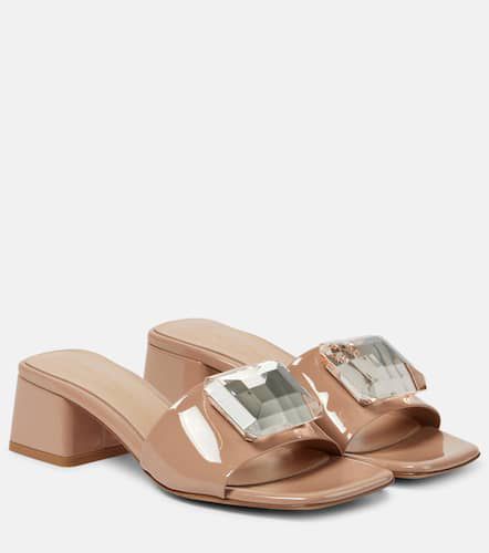 Mules Jaipur en cuir verni à ornements - Gianvito Rossi - Modalova