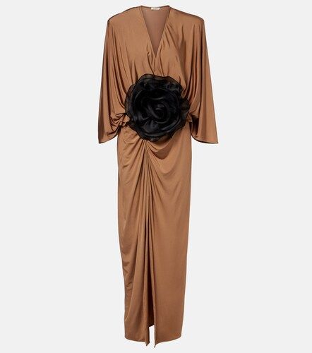 Robe longue à appliqué floral - Jacques Wei - Modalova