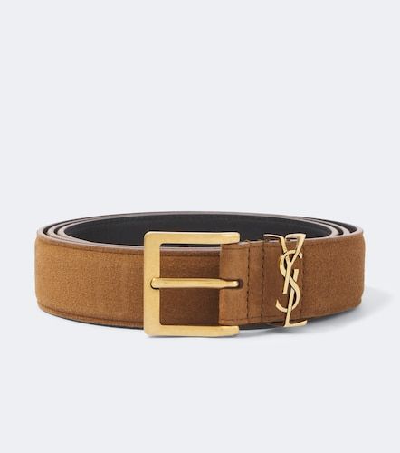 Ceinture Cassandre en daim - Saint Laurent - Modalova
