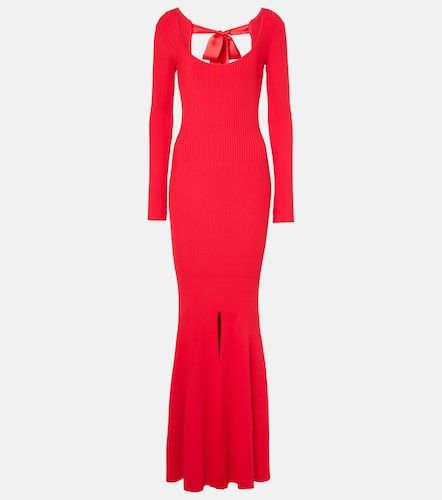 Robe en maille côtelée à dos nu - David Koma - Modalova