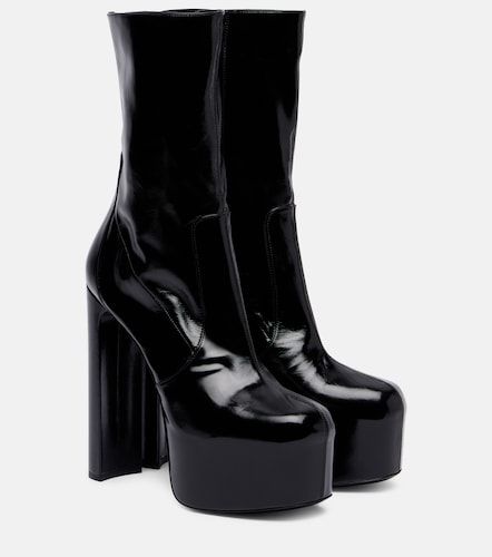 Bottines Billy à plateau en cuir - Saint Laurent - Modalova