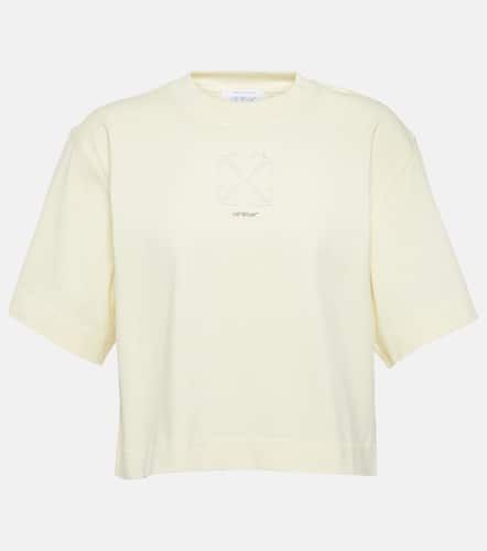 T-shirt en coton à logo et ornements - Off-White - Modalova