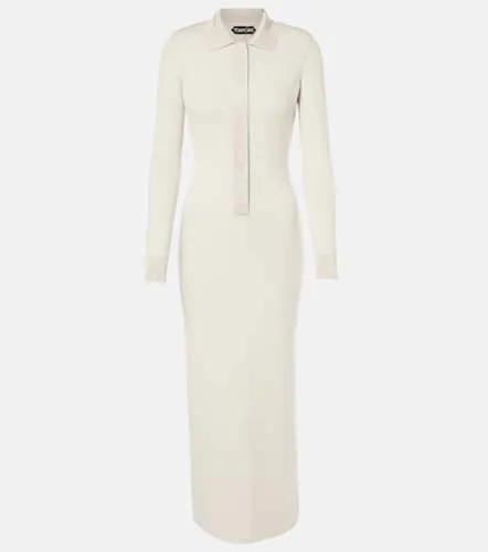 Robe polo en laine mélangée - Tom Ford - Modalova