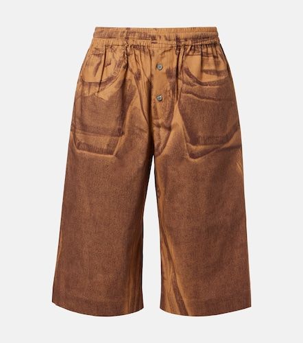 Bermuda en coton à imprimé - Acne Studios - Modalova
