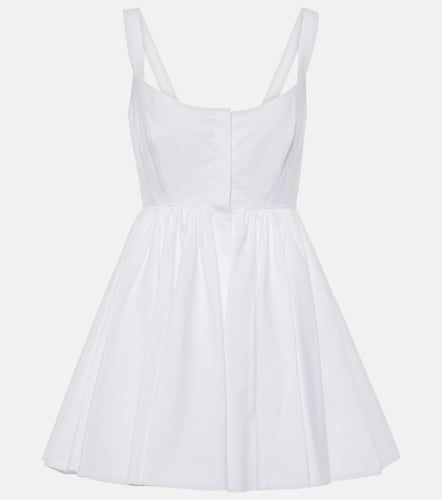 Alaïa Robe patineuse en popeline de coton - Alaia - Modalova