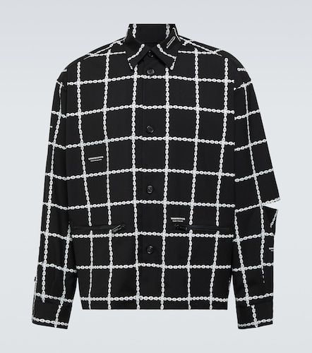 Veste en laine mélangée à imprimé - Undercover - Modalova