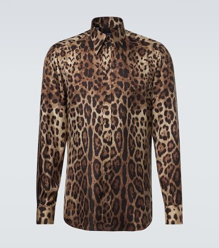 Chemise imprimée en soie - Dolce&Gabbana - Modalova