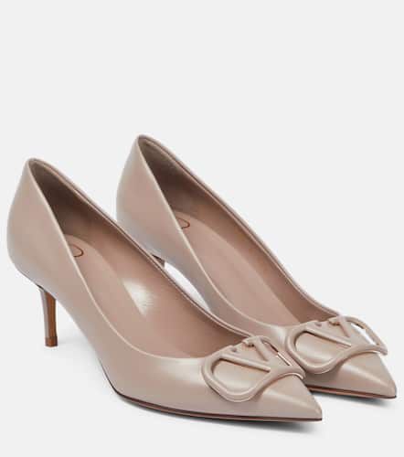 Escarpins VLogo en cuir - Valentino Garavani - Modalova