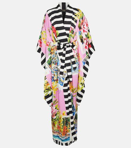 Kimono Portofino imprimé en soie mélangée - Dolce&Gabbana - Modalova
