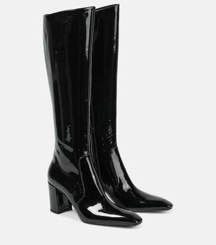 Bottes Lauren 70 en cuir verni - Saint Laurent - Modalova