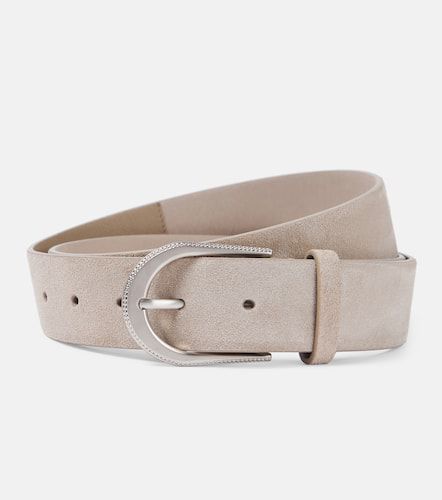 Brunello Cucinelli Ceinture en daim - Brunello Cucinelli - Modalova