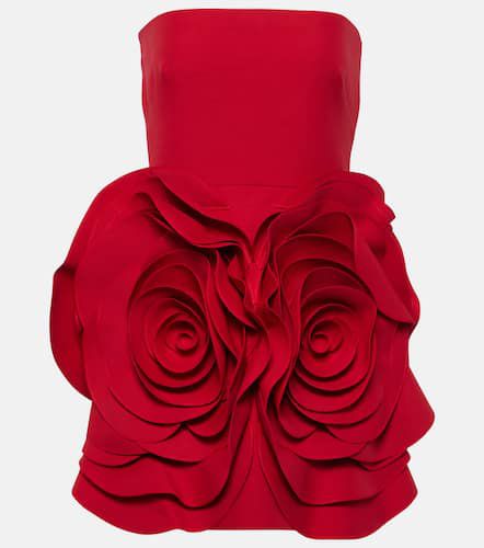 Robe en Crêpe Couture à fleurs - Valentino - Modalova
