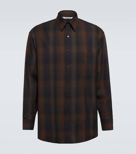 Chemise en laine à carreaux - Auralee - Modalova