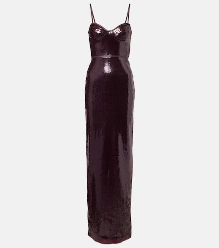 David Koma Robe longue à ornements - David Koma - Modalova