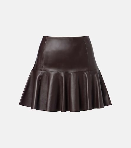 Alaïa Mini-jupe en cuir - Alaia - Modalova