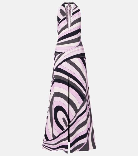 Pucci Robe longue Iride en satin - Pucci - Modalova