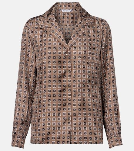 Chemise Disco imprimée en sergé de soie - Max Mara - Modalova