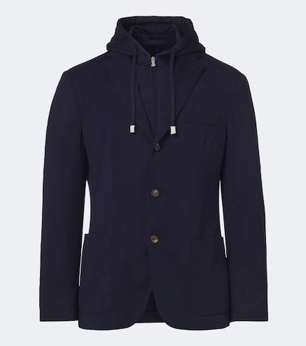 Eleventy Blazer en laine à capuche - Eleventy - Modalova