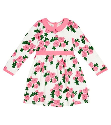 Mini Rodini Robe Roses en coton - Mini Rodini - Modalova