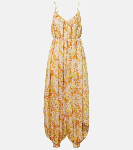 Combinaison Solstice en soie à fleurs - Zimmermann - Modalova