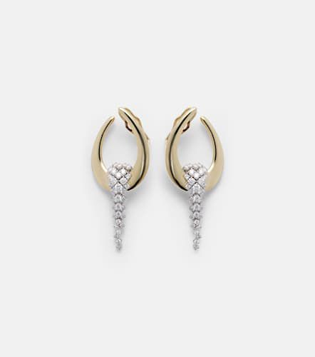 Boucles d'oreilles Golden Strada en or 18 ct et diamants - Yeprem - Modalova