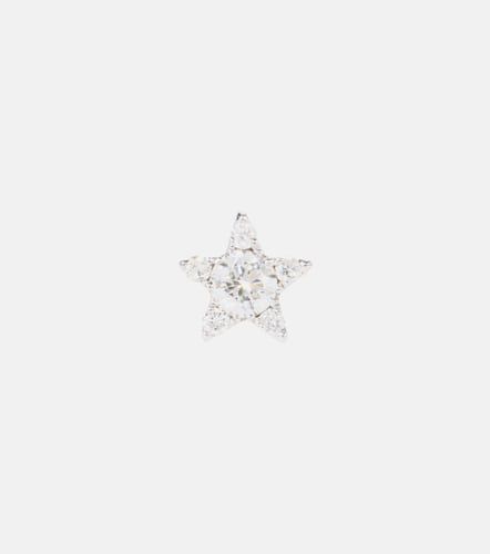 Boucle d'oreille unique en or 18 ct et diamants Diamond Star - Maria Tash - Modalova