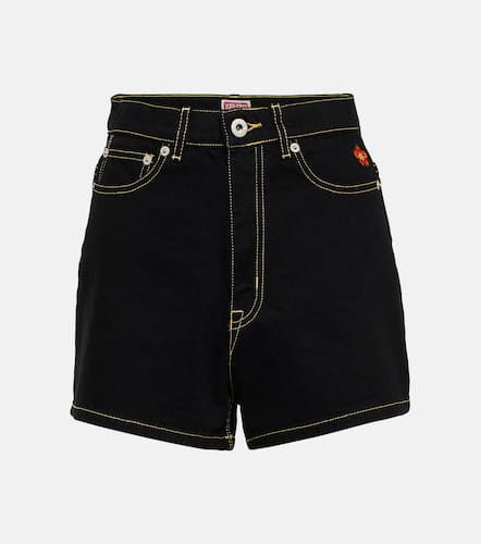 Kenzo Short à taille haute en jean - Kenzo - Modalova