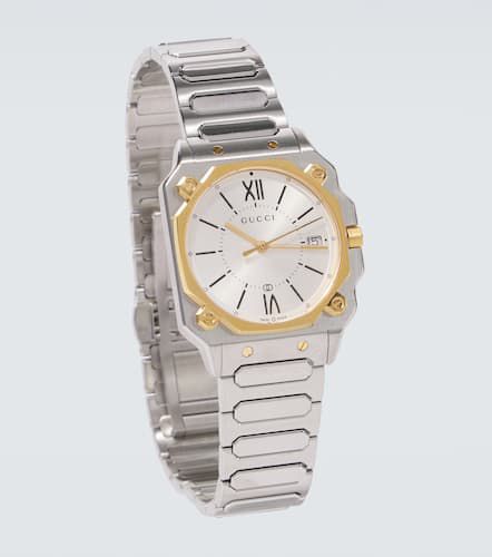 Montre G-Flat 30 mm en acier inoxydable - Gucci - Modalova