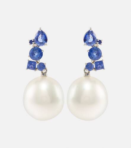 Boucles d'oreilles Romance en or blanc 18 ct, saphirs et perles - Bucherer Fine Jewellery - Modalova