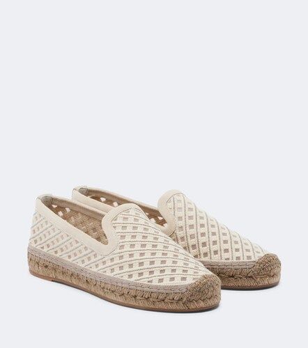 Espadrilles Monili en toile et daim - Brunello Cucinelli - Modalova