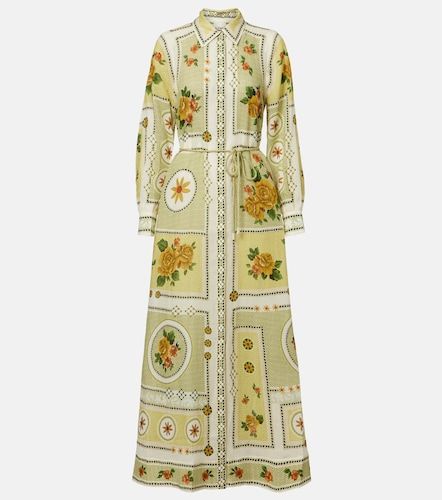 Alémais Robe chemise Dixie en ramie imprimée - Alemais - Modalova