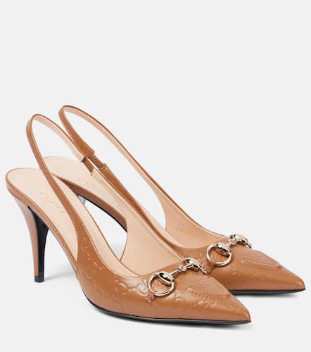 Gucci Escarpins Horsebit GG en cuir - Gucci - Modalova