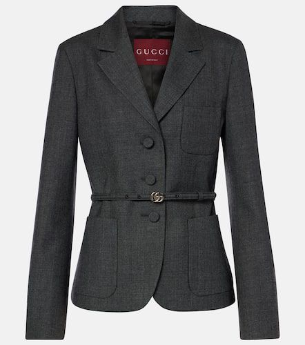 Gucci Blazer Double G en laine - Gucci - Modalova