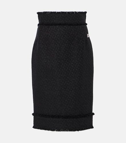Jupe crayon en laine mélangée - Dolce&Gabbana - Modalova