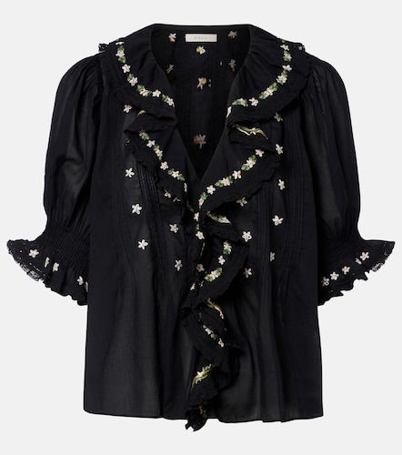 Dôen Blouse Hettie brodée en coton à fleurs - Doen - Modalova