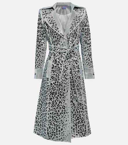 Trench-coat à motif léopard - Miss Sohee - Modalova