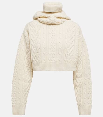 Pull raccourci en laine - Noir Kei Ninomiya - Modalova