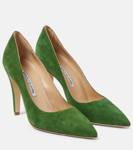 Escarpins Nelirapla en daim - Manolo Blahnik - Modalova