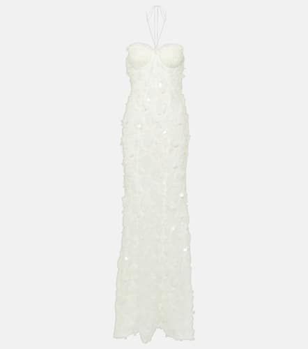 Robe longue de mariée en tulle à sequins - Rotate - Modalova