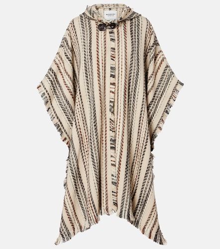 Marant Etoile Poncho Iseline rayé - Marant Etoile - Modalova