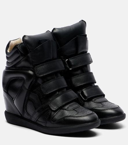 Baskets compensées Bekett en cuir - Isabel Marant - Modalova