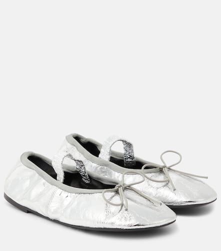 Ballerines en cuir métallisé - Proenza Schouler - Modalova