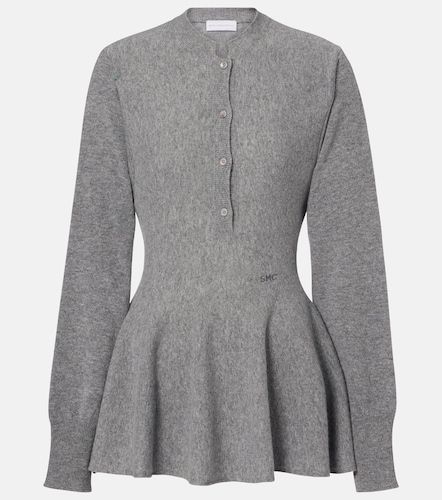 Top en laine vierge à basque - Stella McCartney - Modalova