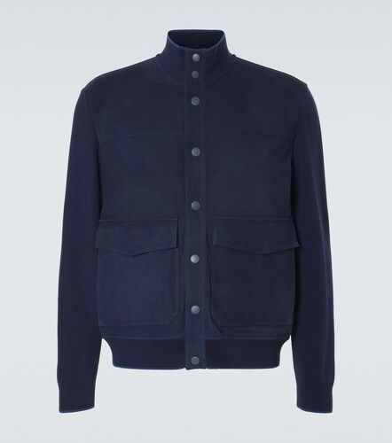 Canali Veste bomber en daim - Canali - Modalova