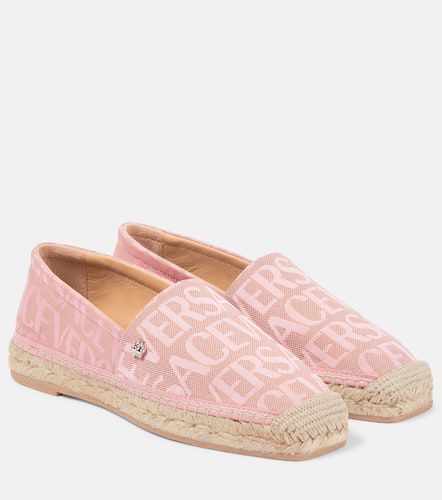 Espadrilles Monogram en toile - Versace - Modalova