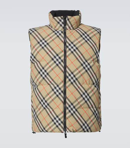 Veste doudoune sans manches Check - Burberry - Modalova