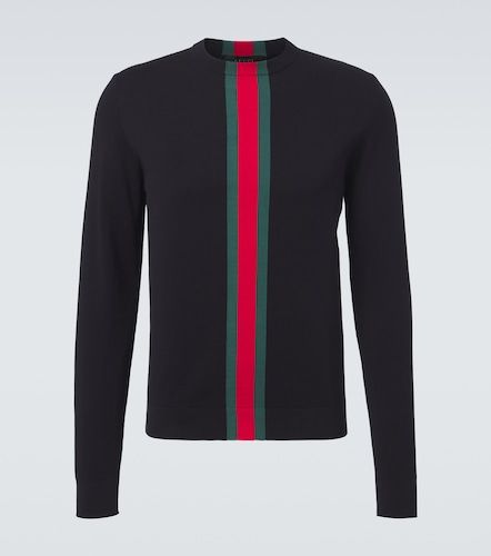 Gucci Pull Web Stripe en coton - Gucci - Modalova
